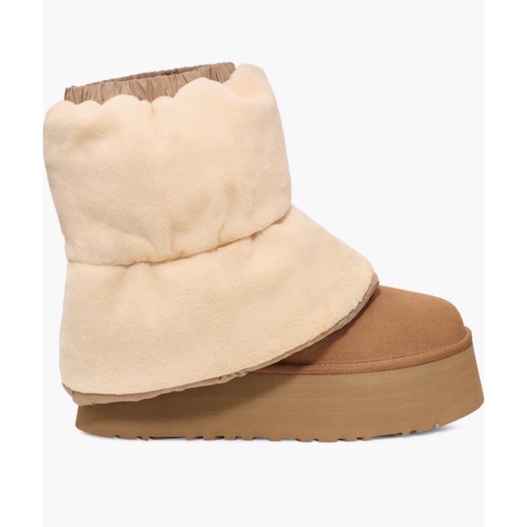 UGG Classic Mini Dipper Puffer  Platform Boots - Picture 4 of 6